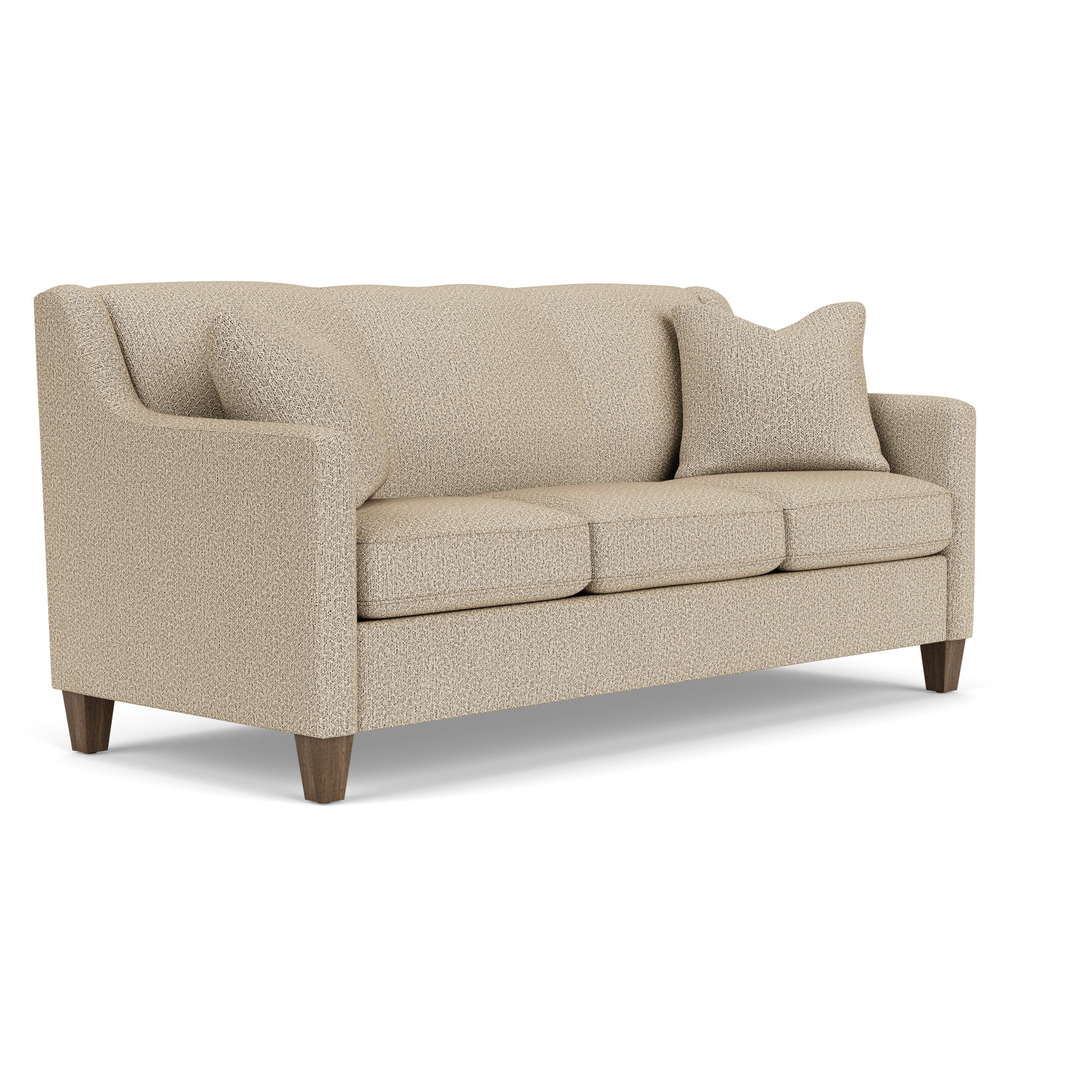 Shorecrest 78'' Upholstered Sofa, Gray Polypropylene/Olefin