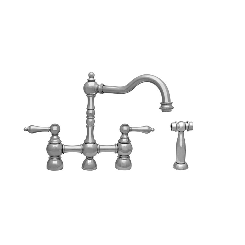 Whitehaus Collection Englishhaus Kitchen Faucet Side Spray, Polished Nickel