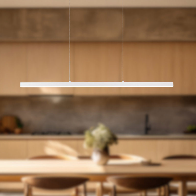 Îlot de cuisine Vega, H 122,5 po x l 45 po x P 1,5 po, Blanc