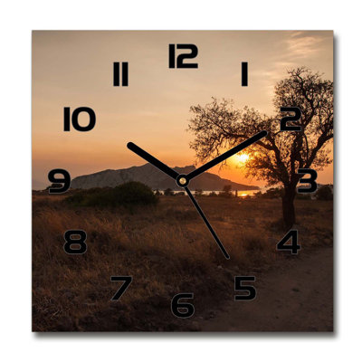Heman Glass Wall Clock