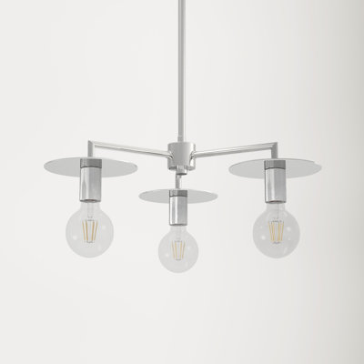 Sawvel 3 - Light Metal Dimmable Sputnik Chandelier