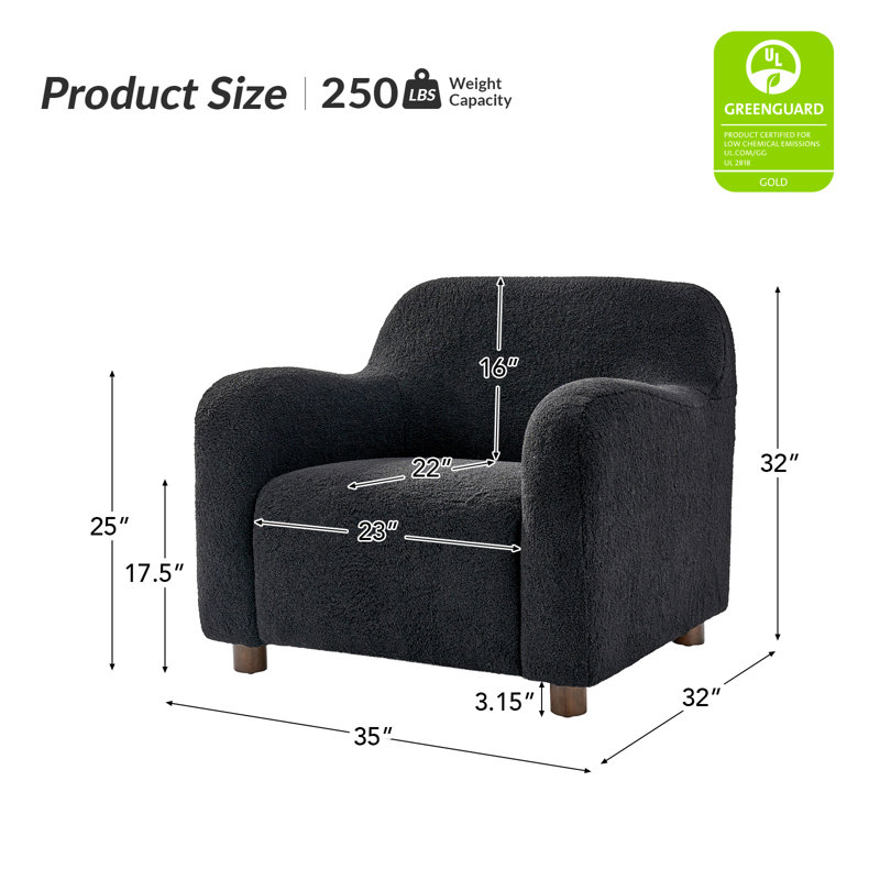 Fauteuil Crestino Berken, Onyx