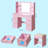 Lighted Vanity Set - 10pcs 3-Color Dimmable Bulbs, 7 Drawers-1656007348