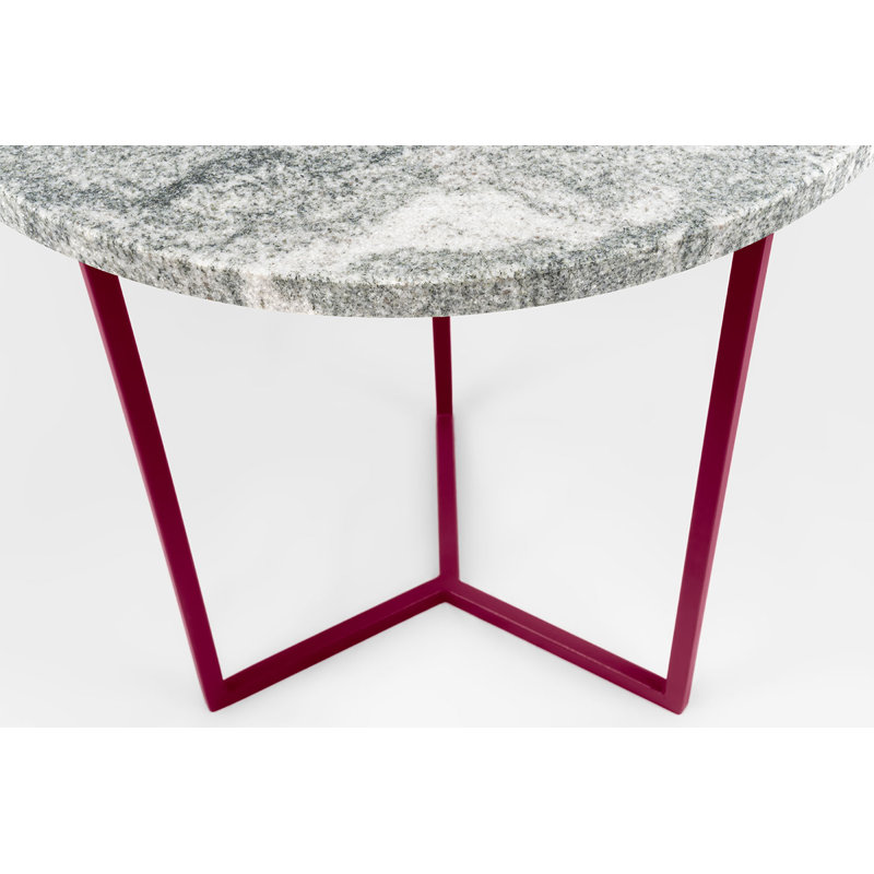 Aeesha Frame End Table, Red