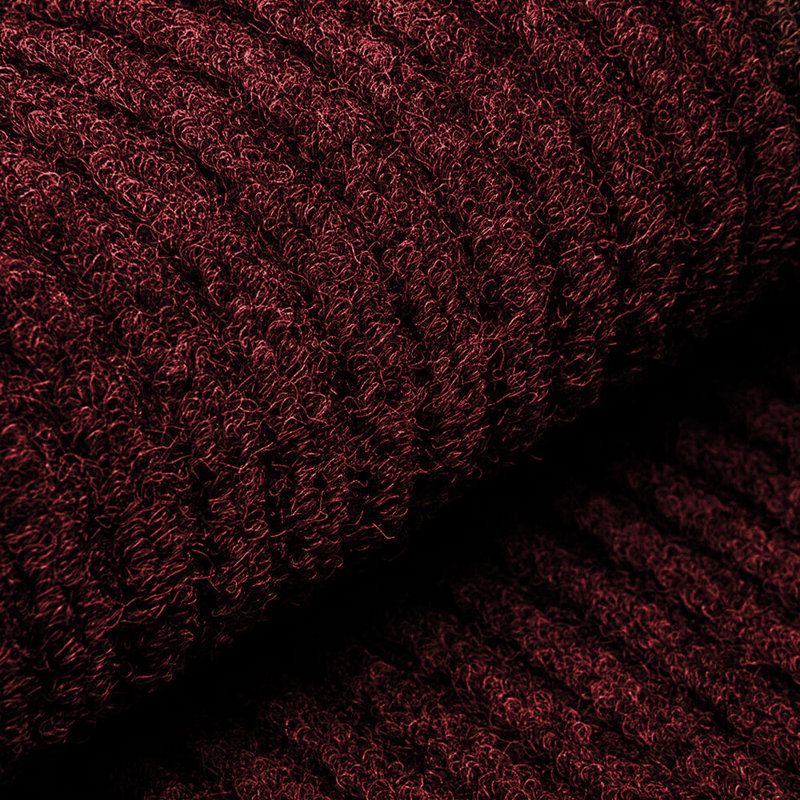 Non-Slip Heavy-Duty Indoor Outdoor PVC Rubber Door Mat, Burgundy, 80cm W x 300cm L