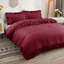 Jimi Microfiber Solid Colour Duvet Cover with Pillowcases-1755665423-1755665416