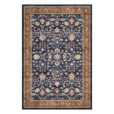 Tapis rétro vintage lavable pour l'intérieur Boho