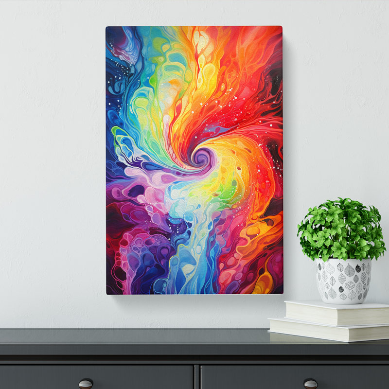 Rainbow Abstract - No Frame Print