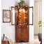 19.69 " L Solid Wood Bar Cabinet