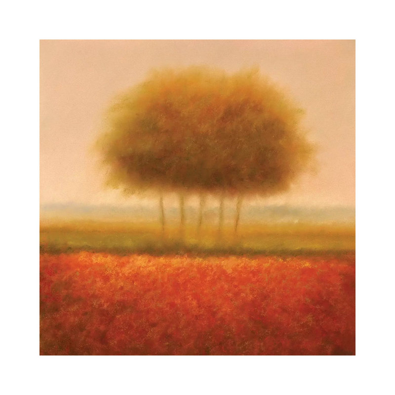 Orange Group Of Trees by Hans Dolieslager - Wrapped Canvas Gallery-Wrapped Canvas Giclée, 30.48 cm H x 30.48 cm W