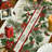 Holly Pine Cone Leaves Floral Christmas Table Runner, Seasonal Winter Kitchen Dining Table Decoration For Home Party Decor 13X72 Inch