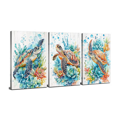 3 Piece Wrapped Canvas Print