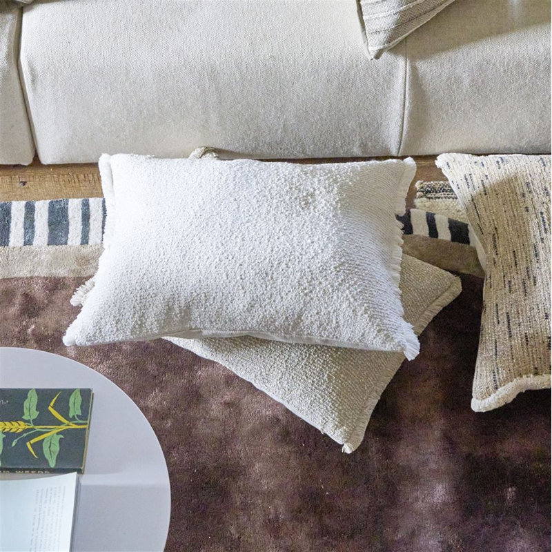Kintail Boucle Decorative Pillow, Chalk