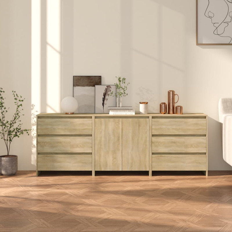Gibelly 70cm Sideboard, Sonoma Oak
