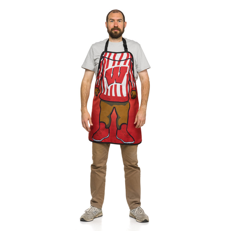 No Pattern Bib Apron, University Of Wisconsin-Madison