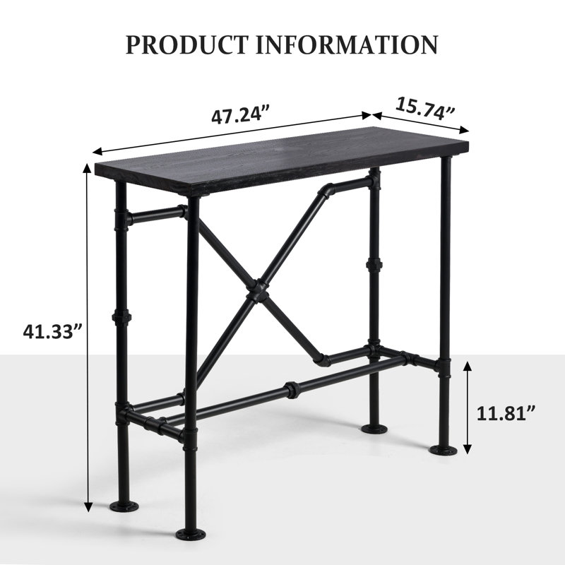 Console 47,24, Brun foncé