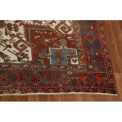 Tapis traditionnel géométrique rétro 8 x 9