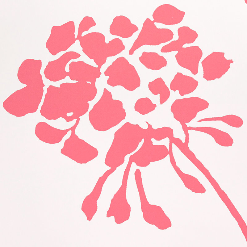Pennick Wallpaper, Coral/Ivory