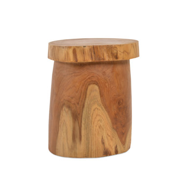 Earth Pillar Teak Side Table