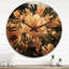 Horloge murale en bois massif Yensid-1459530341