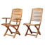 Chaise pliante en bois massif Red Barrel Studio®