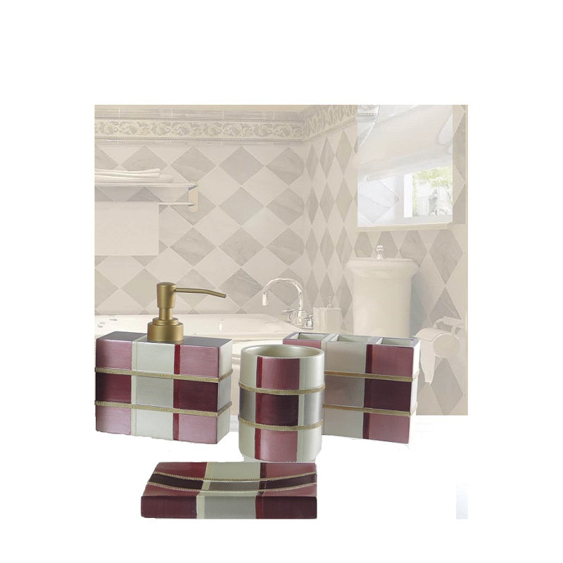 Brit Bathroom Accessory Set