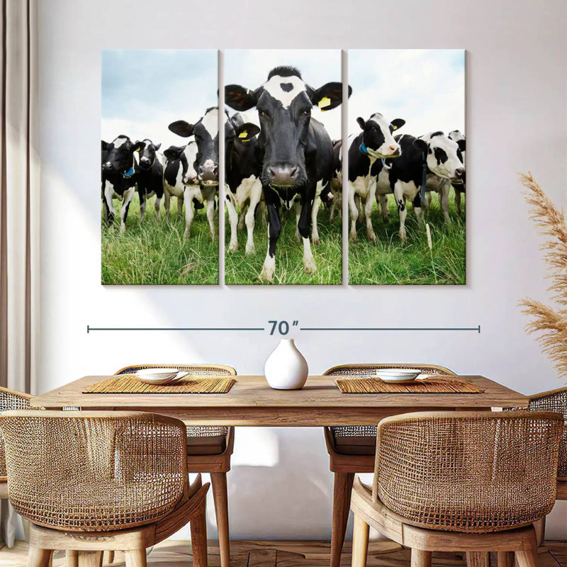 Brampt Holstein Cows, 42" H x 65" W