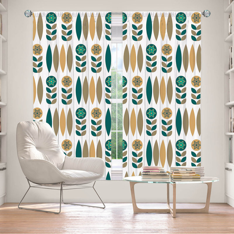 Paire de rideaux obscurcissant en polyester Eimear, L 40 po x L 82 po