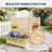 Outdoor Privacy Fence Panels, With Planter Box