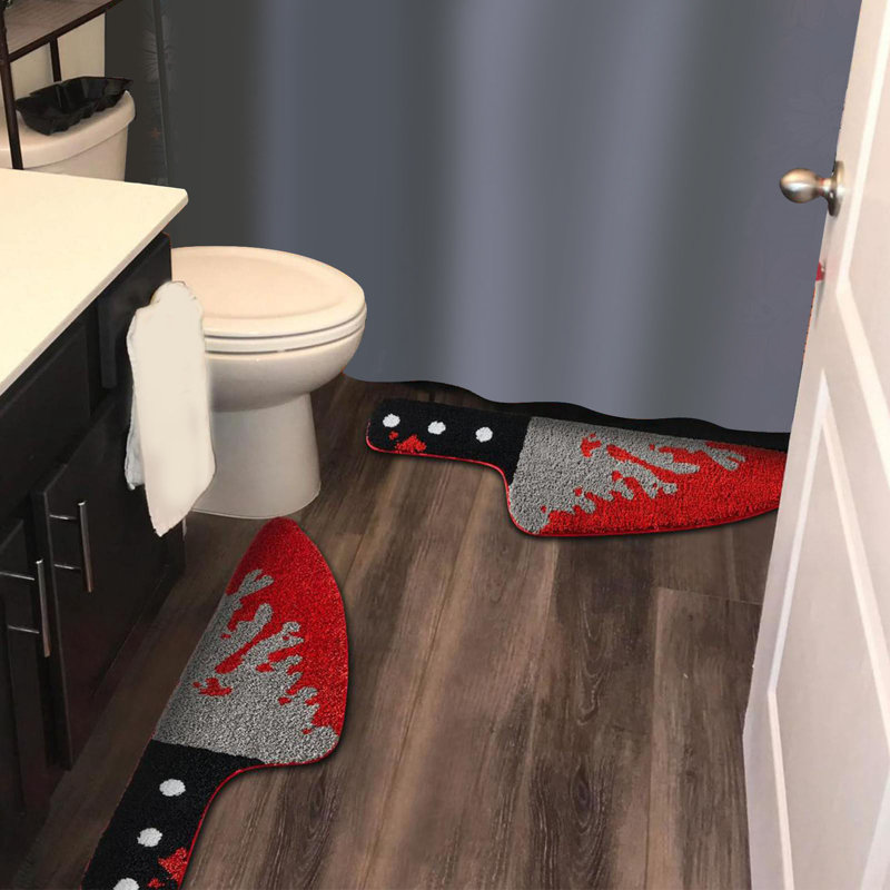 Tapis d'horreur antidérapant, lavable et doux, idéal pour la cuisine, la salle de bain, la chambre ou la porte.