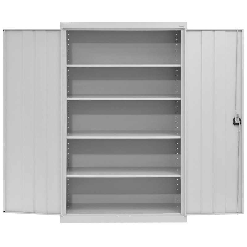 Sandusky Lee Elite 24" D x 46" W x 72" H, Steel Garage Storage Cabinet by Sandusky