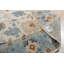 8x10 Ivory Hand-Knotted Wool Sky Blue Border Classic Traditional Modern Contemporary Carpet Rug