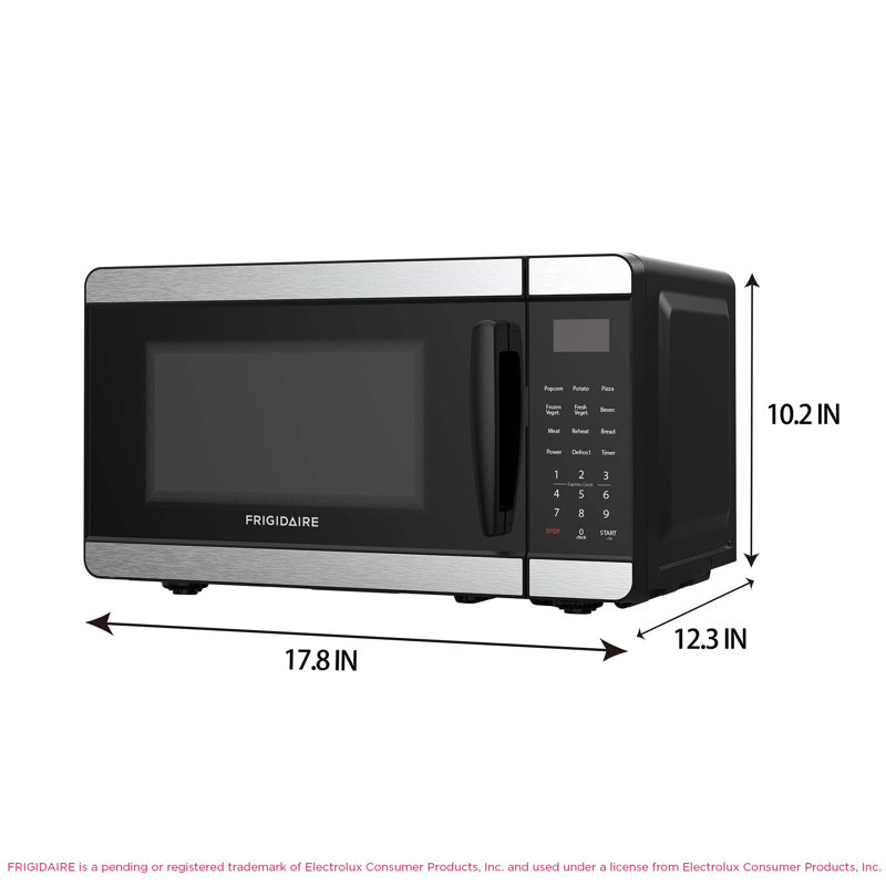Frigidaire 0,7 pi³ Pi. Four à micro-ondes de comptoir, acier inoxydable