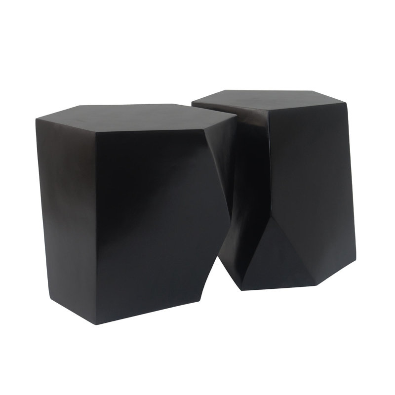 MODERN MGO COFFEE TABLE SET, Black