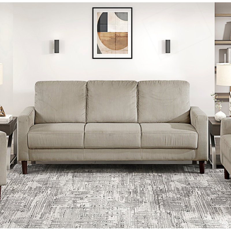Canapé rembourré Modern, Taupe