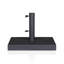 Baska Outdoor Black Stainless Steel Umbrella Base