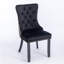 Chaises de salle à manger en velours classique-1301875626