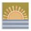 «Rising Sun Over Ocean» par Tina Finn