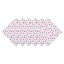 Serviette 20" à confetti hearts Pigott