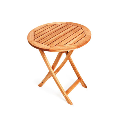 Aarini Round Eucalyptus Outdoor Bistro Table