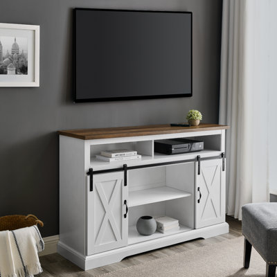 Kosjo 52" TV Stand with Sliding Doors for TVs up to 60"