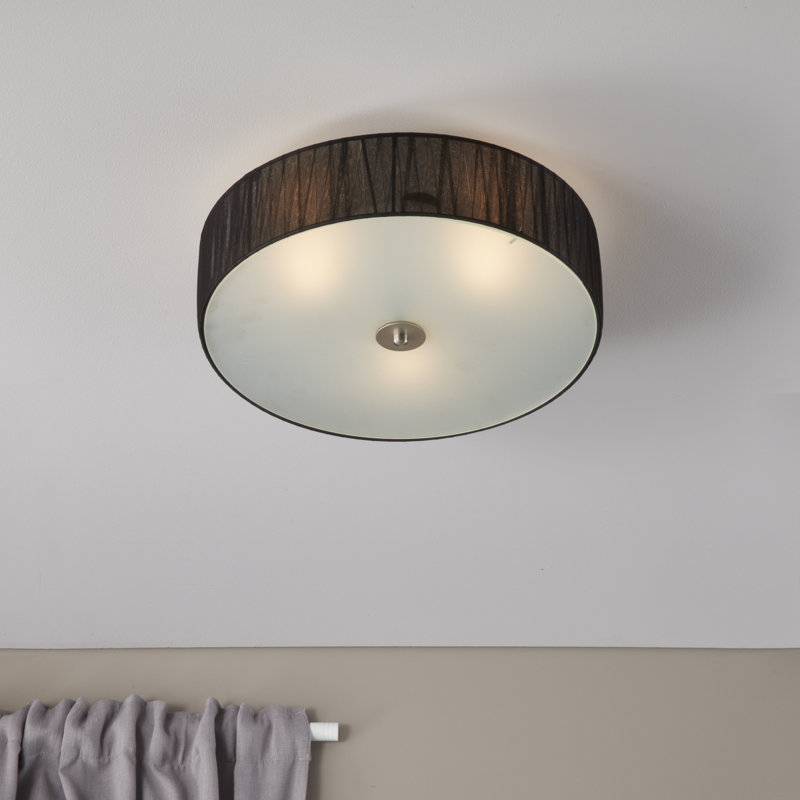 Benham Flush Mount, Black