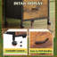 Commode 3 tiroirs Rustic Brown