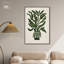 «Green Vase I Minimalistic Botanical Art Prints», art mural par Art Remedy-102539196-102539199