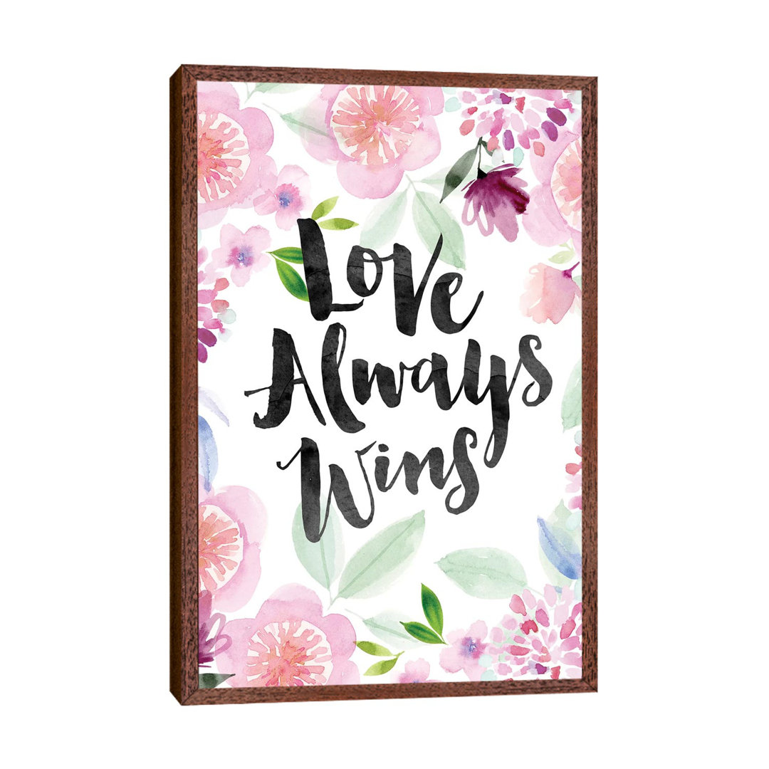 Love Always Wins by Stephanie Ryan - Painting on Canvas
