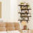 5-Pack Walnut Corner Wall Shelves – Solid Wood Floating Shelves with Metal Brackets