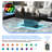 Horacio High Gloss Coffee Table With 16 Colors LED Lights,19.7'' H X 43.3'' W X 21.7'' D-100646332