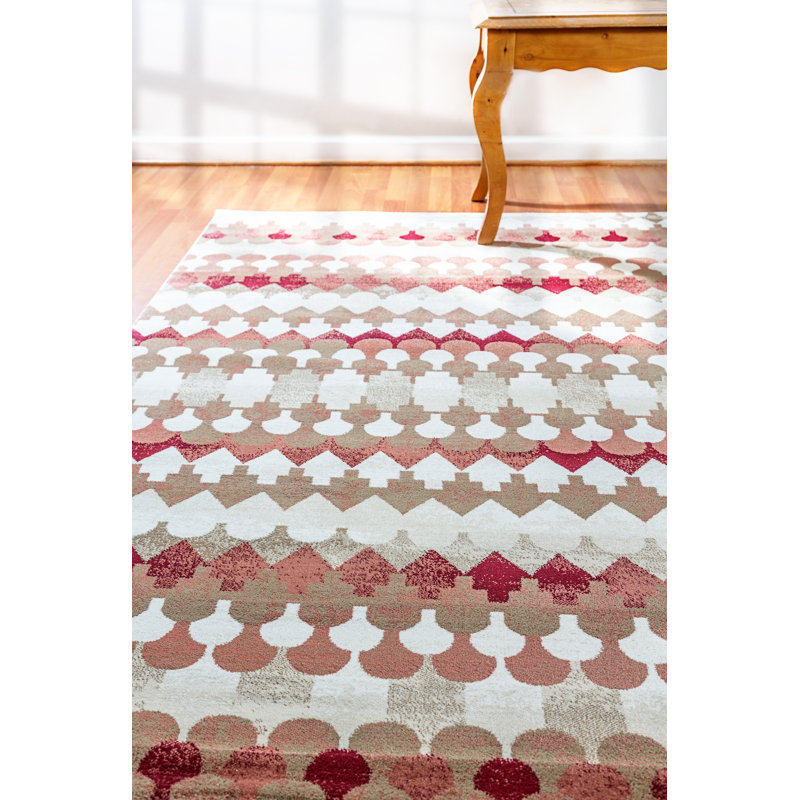 Perrinton Ikat Indoor Rug, Rectangle 3'11" x 5'3"