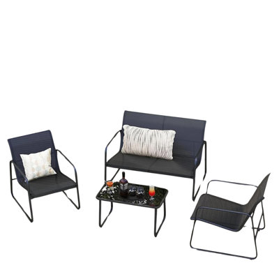 3 - Person Metal Patio Dining Set