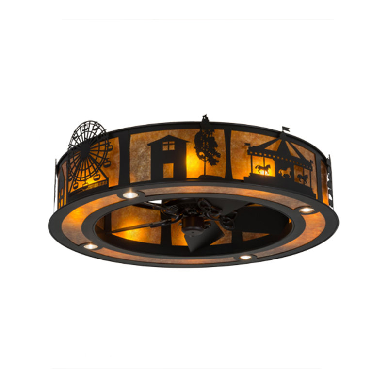 Ventilateur de plafond 30 po avec ensemble d'éclairage Gatesville